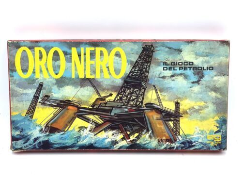 ORO NERO GIOCO IN SCATOLA DA TAVOLO EDITRICE GIOCHI EG ANNI 70 #MX