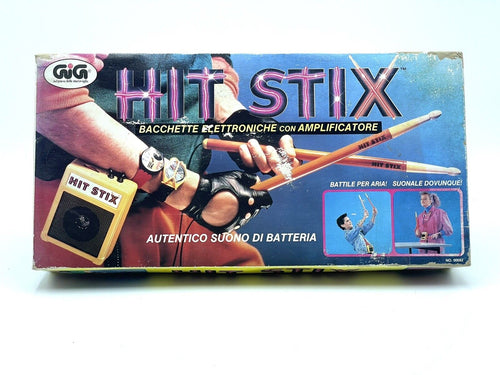 Vintage 1988 Nasta Hit Stix Electronic Drum Sticks NEW OLD STOCK#NIB [MU]