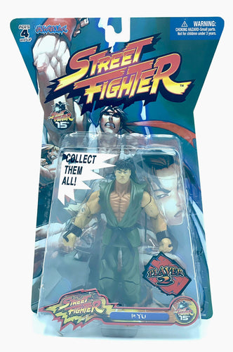 STREET FIGHTER - RYU Player 2 Jazwares 15th Anniversary  New Old Stock Sealed#GF