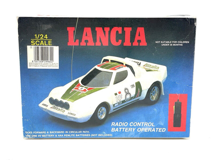 Lancia Stratos HF Alitalia 1977 Monte Carlo Rally 1/24 Battery Model#NIB V