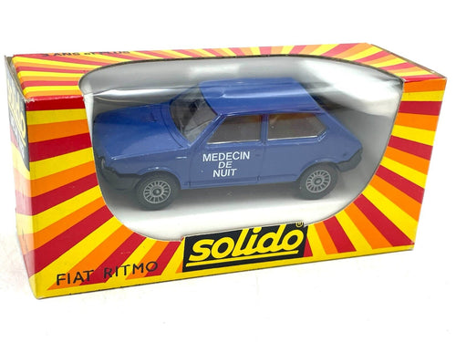 VINTAGE SOLIDO 1303 Fiat Ritmo Medecin de Nuit 1/43 NEW OLD STOCK  #AG