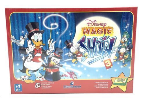 VINTAGE RARO GIOCO DI PRESTIGIO DISNEY MAGIC SHOW CLEMENTONI NUOVO SIGILLATO#MX