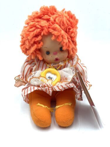 Patapouf New Girl Orange Hair Cuorecaldo 80s Bean Doll el greco Greece Greek# HZ