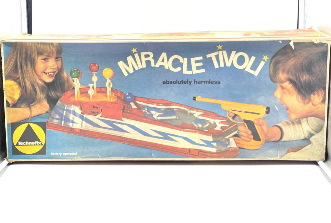 VINTAGE# RARE TIN METAL TARGET GAME TECHNOFIX GERMANY MIRACLE  TIVOLI#Y