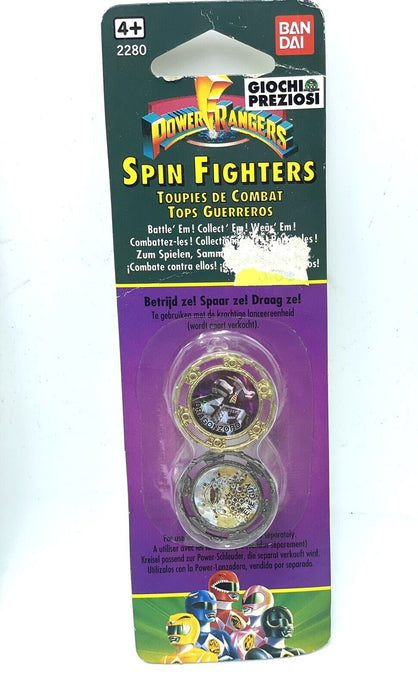 RARE 1993 Bandai Mighty Morphin Power Rangers Spin Fighters #MOSC [MK