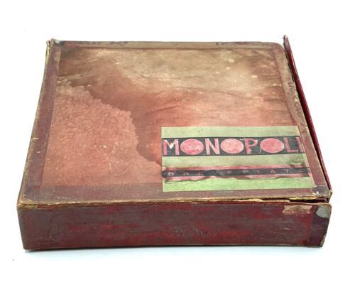 Gioco da tavolo Monopoli edizione italiana 1937 Editrice Giochi

