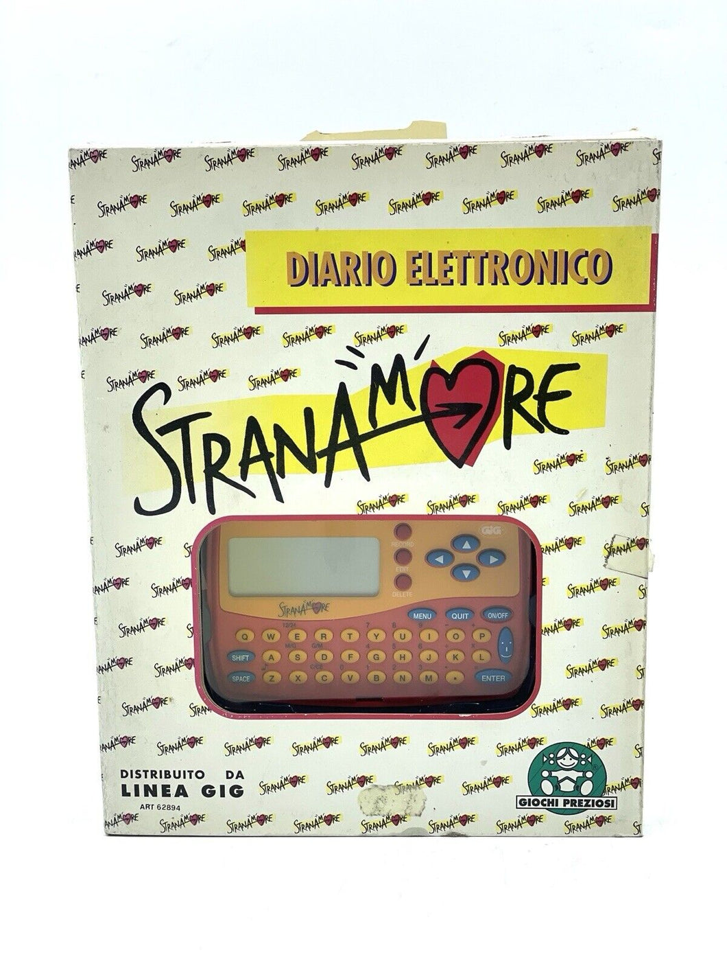 MIO CARO DIARIO AGENDA ELETTRONICA GIG NUOVO VINTAGE EDIZIONE STRANAMORE#B