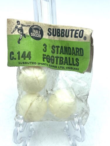 SUBBUTEO VTG RARE 3 STANDARD FOOTBALLS NEW IN PACK # BR