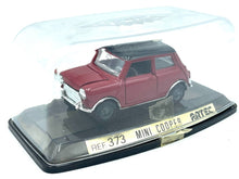 Load image into Gallery viewer, Vintage PILEN ARTEC 373 Mini Cooper Bordeaux Black Roof 1/43 New Old Stock #AQ
