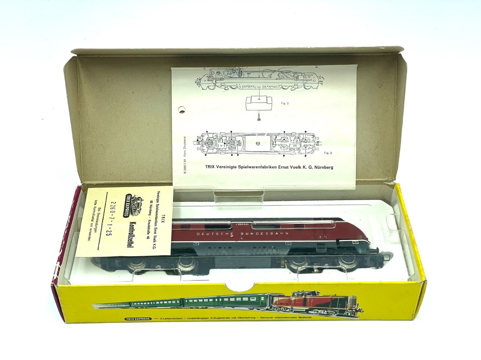 Vintage Trix Express 2260 H0 Diesel Locomotive V200 | Deutsche