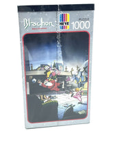 Load image into Gallery viewer, VINTAGE# HEYE PUZZLE 1000 PCS# BLACHON  MERRY CHRISTMAS   #NIB SEALED LZ
