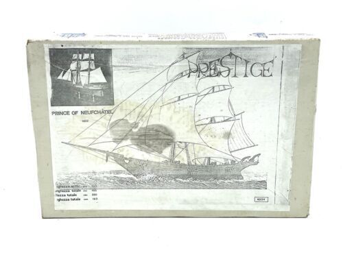 VINTAGE 70 RARA PRESTIGE CARTA AUGUSTO MODELLISMO NAVALE PRINCE NEUFCHÂTEL # QQ