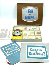 Load image into Gallery viewer, Tabellone di gioco Lascia o Raddoppia vintage con grafiche d’epoca


