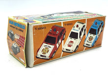 Load image into Gallery viewer, JUGUETES ROMAN COCHE ELECTRICO POLICE CAR with BOX made in SPAIN New In box # V
