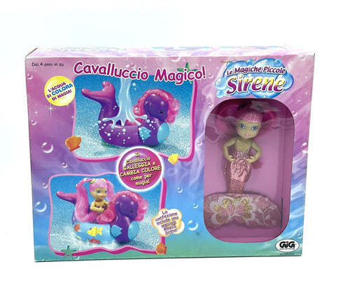 VINTAGE MAGIC MERBABIES MERMAID Magical Seahorse PLAYSET VIVID #sealed [CN]