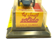 Load image into Gallery viewer, VINTAGE SOLIDO 1103 LOLA CLIMAX V8 F1 1962 1/43 NEW OLD STOCK  #AG
