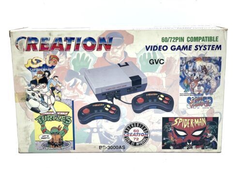 Creation - Famiclone Video Game System - Nes Console Street Fighter II Box#NIB