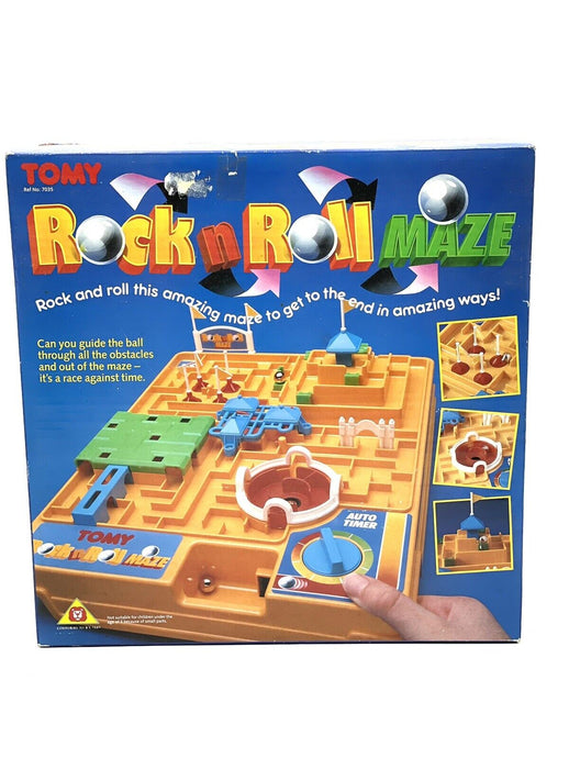 VINTAGE TOMY 80s VERY RARE TRICKY TRAPS ROCK’N ROLL MAZE CONSOLE NEW SEALED#OJ
