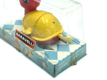 Load image into Gallery viewer, Close-up detail of the Bandai Wind-up Swimming and Walking Turtle with checkerboard base.
