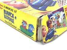 Load image into Gallery viewer, Kenner Give a Show projector packaging corner with character illustrations and corner damage.
