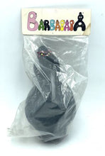 Load image into Gallery viewer, Fabianplastica Barbapapà packaging view featuring a black toy figure with colorful logo.
