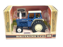 Load image into Gallery viewer, Britains Ford 6600 tractor packaging view showcasing blue toy tractor with detailed design.
