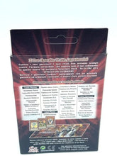Load image into Gallery viewer, Back view of the YU GI OH ATTACK OF THE WARRIORS game packaging with graphics and barcode.
