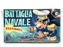 Load image into Gallery viewer, Clementoni Battaglia navale elettronica packaging view with colorful design and game title.
