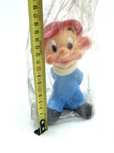 Load image into Gallery viewer, LEDRAPLASTIC Snow White rubber toy side view highlighting character design and tag.
