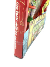 Load image into Gallery viewer, Another side view of the Italocremona toy kitchen set packaging with colorful graphics.
