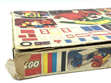 Load image into Gallery viewer, LEGO 1973 Vintage Basic set side view showing colorful stripes and branding.

