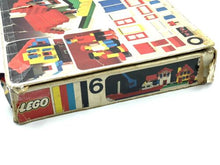 Load image into Gallery viewer, LEGO 1973 Vintage Basic set side view of box with colorful graphics and worn edges.
