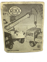 Load image into Gallery viewer, Mira Military Truck 1:64 packaging featuring brand logo and illustration.
