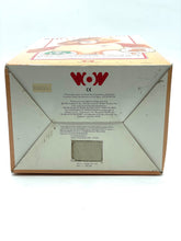 Load image into Gallery viewer, Close-up of the cardboard box with logo and flap closure.
