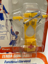Load image into Gallery viewer, FURGA 1976 Furga OK MIKE Accessories set packaging view of yellow toy figure with articulated limbs.
