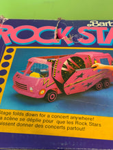 Carica l'immagine nel visualizzatore di Gallery, Close-up detail of Barbie Hot Rockin’ Van box design.
