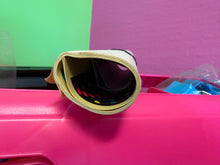 Carica l'immagine nel visualizzatore di Gallery, Detail shot of yellow sunglasses with dark lenses.

