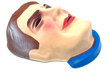 Load image into Gallery viewer, Sarti Mr. Fantastic mask side view displaying realistic facial features and gray hair.
