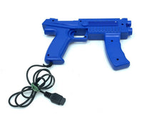 Load image into Gallery viewer, Lethal Enforcers Light Gun front view showing blue color and attached cable.
