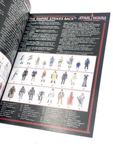 Load image into Gallery viewer, Close-up of character illustrations from the Kenner Star Wars catalogue with black, white, and red colors.
