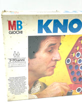 Load image into Gallery viewer, MB Milton Bradley Vintage Knock Out game box profile view showcasing the title.
