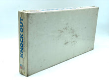 Load image into Gallery viewer, Side view of the MB Milton Bradley Vintage Knock Out game box with text on spine.
