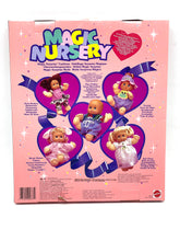 Load image into Gallery viewer, Mattel Magic Nursery packaging for a doll accessories set showcasing colorful design.
