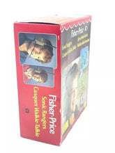 Load image into Gallery viewer, Fisher Price Sonic Rangers Radio Headset side view showing toy box and details.
