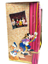 Load image into Gallery viewer, Packaging detail of 1980s Talking Mickey Mouse with illustrated design.
