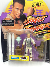 Load image into Gallery viewer, Front view of the action figure with articulated limbs and brand logo on packaging.
