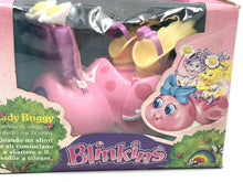 Load image into Gallery viewer, LJN Blinkins Lady Buggy packaging with vibrant colors and transparent window display.

