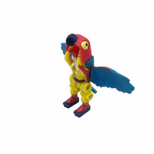Load image into Gallery viewer, Side view of the McDonald's Happy Meal Ronald figure featuring a colorful parrot in a standing pose.
