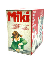 Load image into Gallery viewer, Packaging view of the angled box featuring a child holding the Sebino Miki cat.
