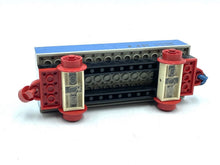 Carica l'immagine nel visualizzatore di Gallery, LEGO 720 - 3 Wagon detail close-up showing white, blue, and gray colors with a textured surface.
